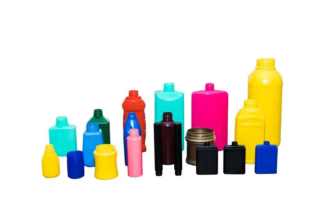 HDPE dairy and milk bottle samples for food packaging production
